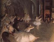 Edgar Degas Rehearsal on the stage oil painting artist